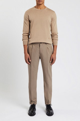 Pantalon slim - Beige