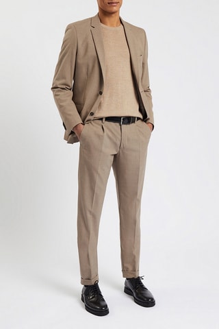 Pantalon slim - Beige
