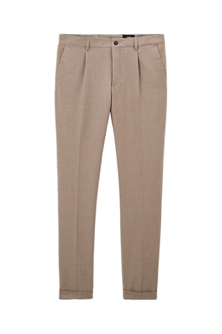 Pantalon slim - Beige