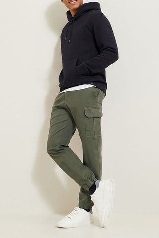 Pantalon cargo slim - Kaki