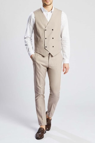 Pantalon slim - Beige