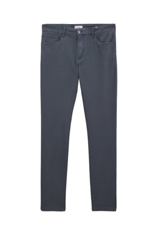 Pantalon slim - Gris foncé