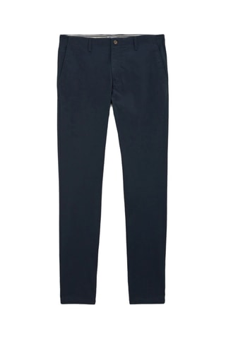 Pantalon chino slim - Bleu marine - Longueur 34
