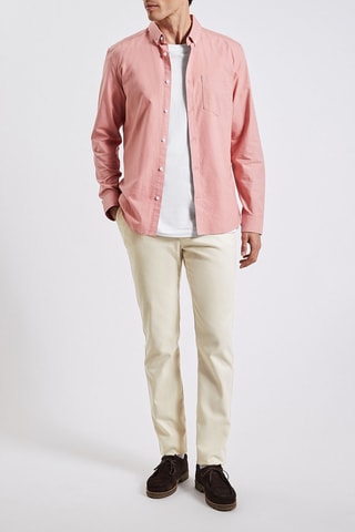 Pantalon chino slim - Ecru