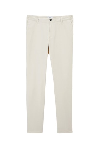Pantalon chino slim - Ecru