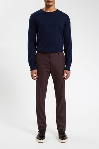 Pantalon slim - Bordeaux