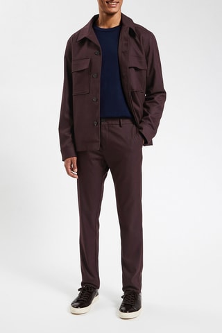 Pantalon slim - Bordeaux