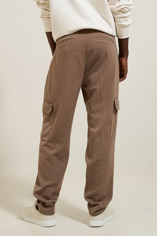 Pantalon cargo relaxed - Marron