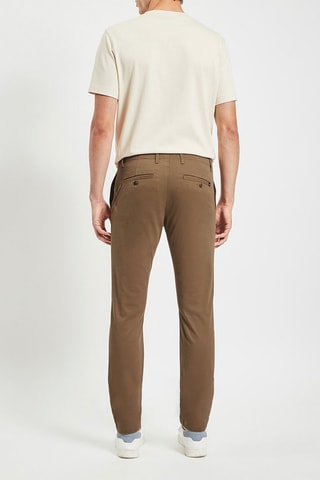 Pantalon chino slim - Camel - Longueur 34