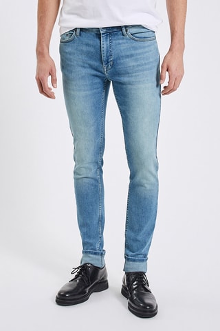 Jean skinny - Bleu - Longueur 32