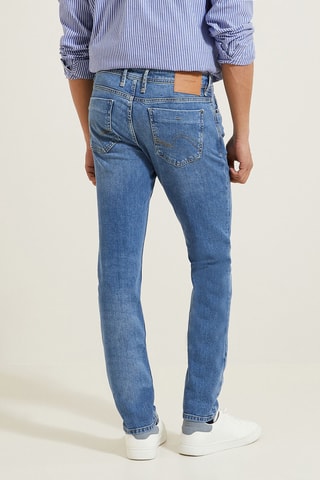 Jean slim - Bleu - Longueur 34