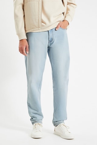 Jean relaxed - Bleu - Longueur 34