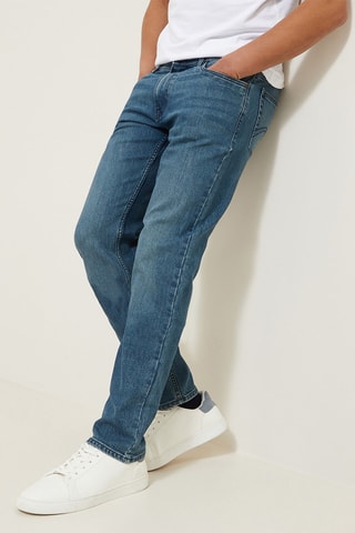 Jean regular - Bleu - Longueur 34