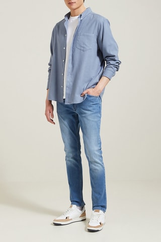 Jean slim - Bleu - Longueur 32