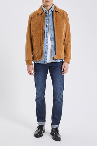 Jean straight - Bleu - Longueur 34