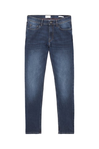 Jean straight - Bleu - Longueur 34