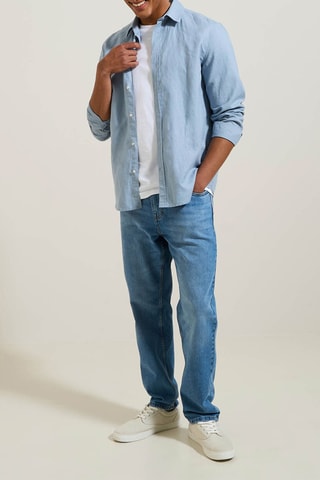 Jean relaxed - Bleu - Longueur 30