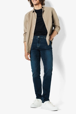 Jean slim - Bleu marine - Longueur 32