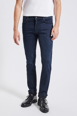 Jean slim - Bleu marine - Longueur 34