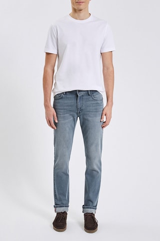 Jean droit - Bleu-gris - Longueur 30