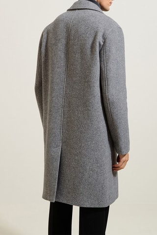 Manteau en laine - Gris clair chiné