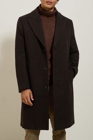 Manteau en laine - Marron