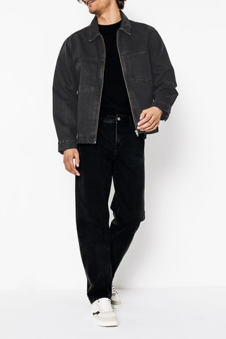 Veste en jean - Noir