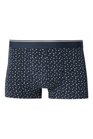 Boxer en coton biologique - Bleu foncé