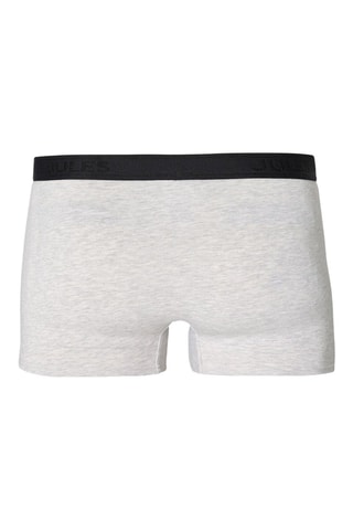 Boxer en coton biologique - Gris clair chiné