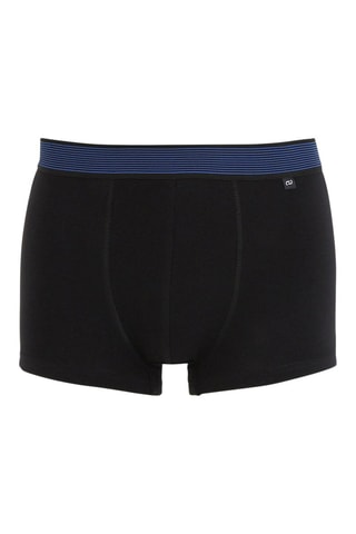 5 boxers en coton biologique - Noir