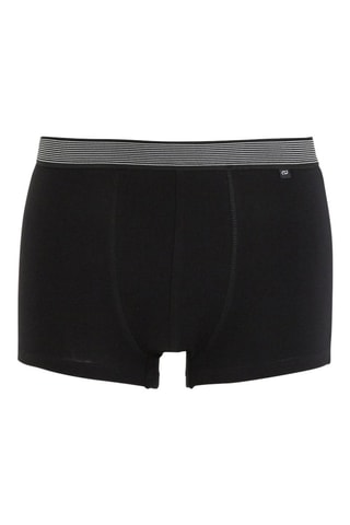 5 boxers en coton biologique - Noir