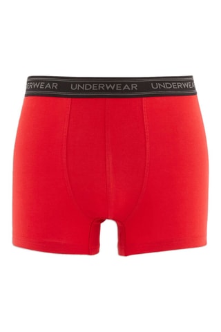 Boxer en coton biologique - Rouge
