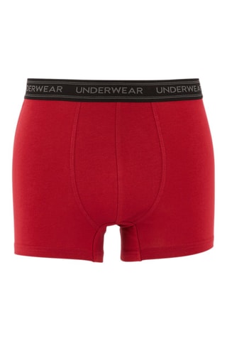 Boxer en coton biologique - Rouge