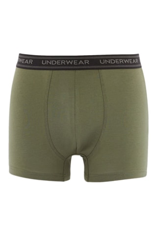 Boxer en coton biologique - Kaki