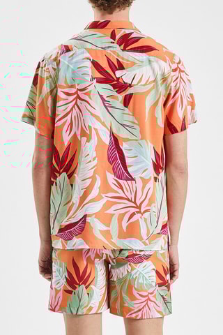 Chemisette regular hawaïenne - Orange