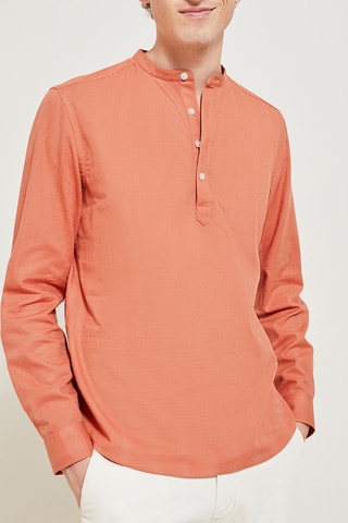 Chemise regular - Pêche