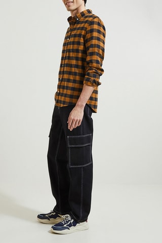 Chemise regular - Jaune