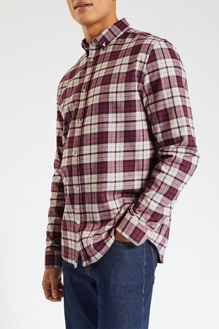 Chemise regular - Rouge