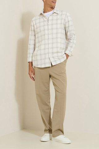 Chemise regular - Ecru