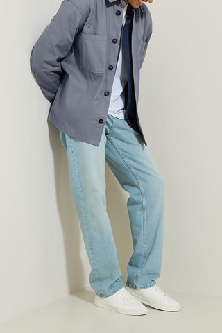 Surchemise regular - Bleu