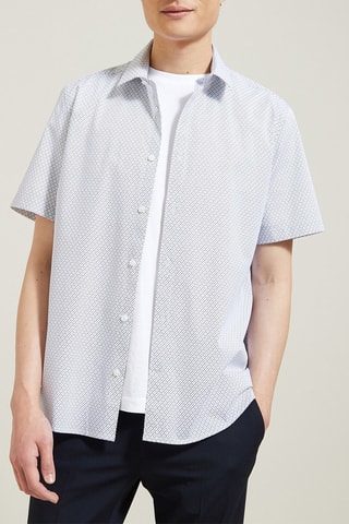 Chemisette slim en coton biologique - Blanc