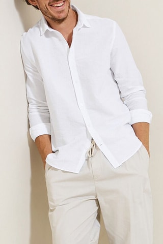 Chemise regular - Blanc