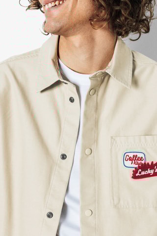 Surchemise regular - Ecru