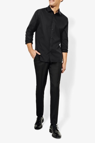 Chemise slim - Noir