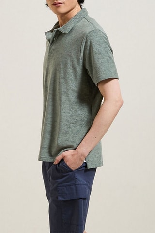 Polo - Vert foncé chiné