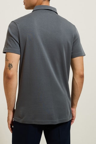 Polo slim en coton biologique - Vert