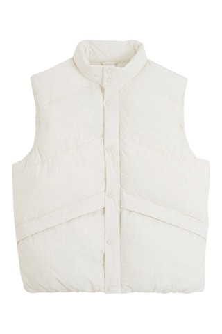 Doudoune sans manches - Beige