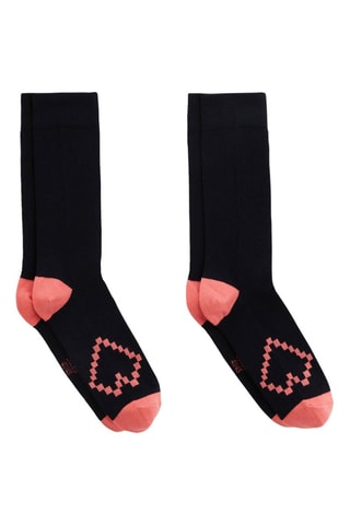 2 paires de chaussettes en coton biologique - Bleu marine