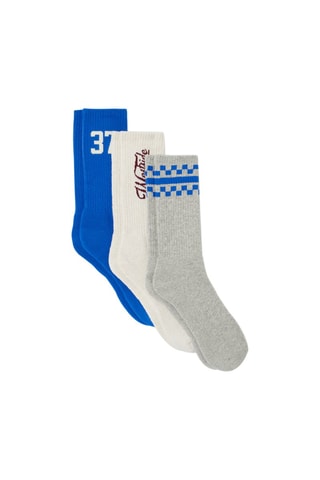 3 paires de chaussettes - Gris chiné