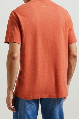 T-shirt en coton biologique Fête des pères - Orange